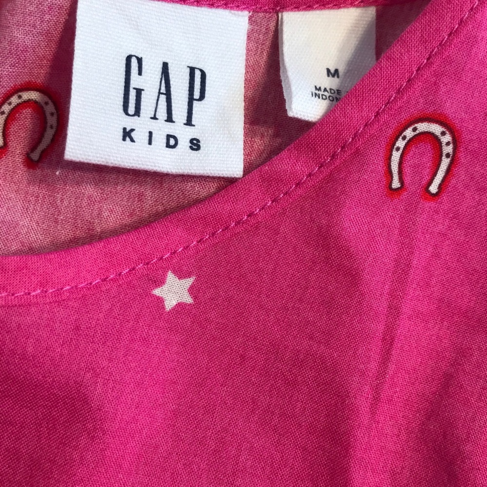 Gap‎ Ruffle Peplum Print Top - Picture 3 of 9